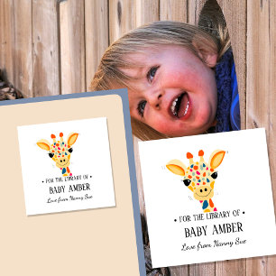 Autocollant de plaque de livre personnalisé pour b