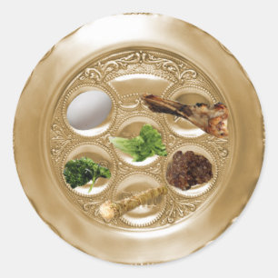 Autocollant de plat de Seder