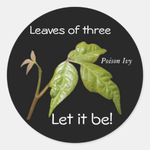 Autocollant de poison Ivy