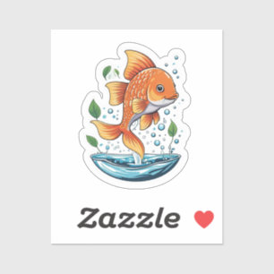 Autocollant de Poisson