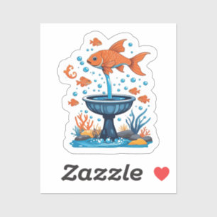 Autocollant de Poisson