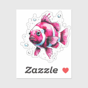 Autocollant de Poisson
