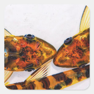 Autocollant de poisson-chat Otocinclus Zebra Oto