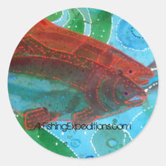 Autocollant de poisson de l'Alaska