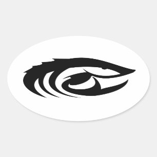Autocollant de poissons d'esturgeon