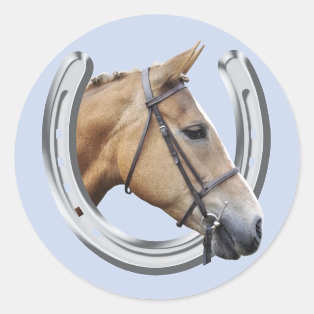 Autocollant de portrait de cheval (Devant)