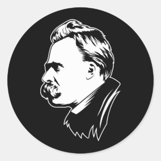 Autocollant de portrait Frederich Nietzsche