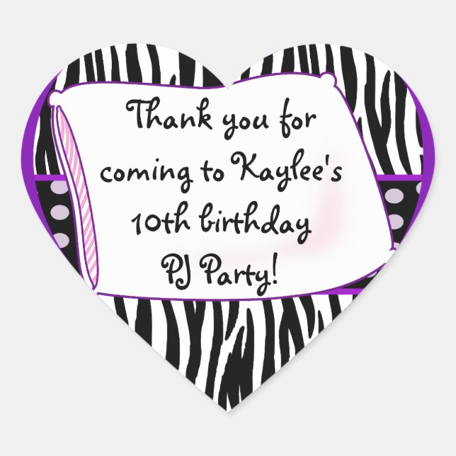 Autocollant de pourpre de coeur de partie de (Devant)