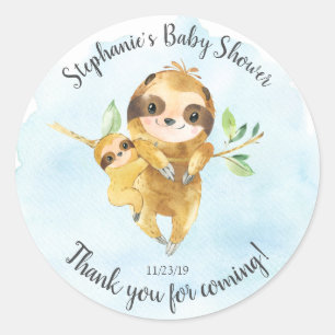 Autocollant de préférence pour Baby shower de fent