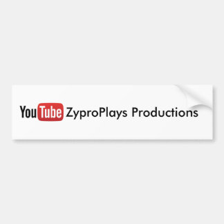 Autocollant de productions de YouTube ZyproPlays