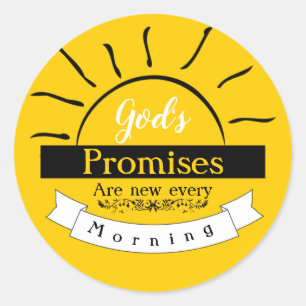 Autocollant de promesses