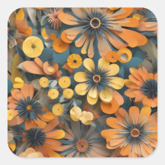 autocollant de puissance de fleur