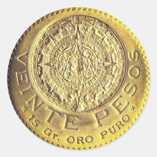 Autocollant de puro de la Veinte pesos Mexicanos d