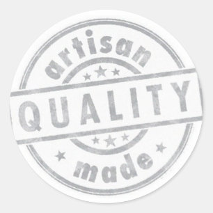 Autocollant de qualité artisanal