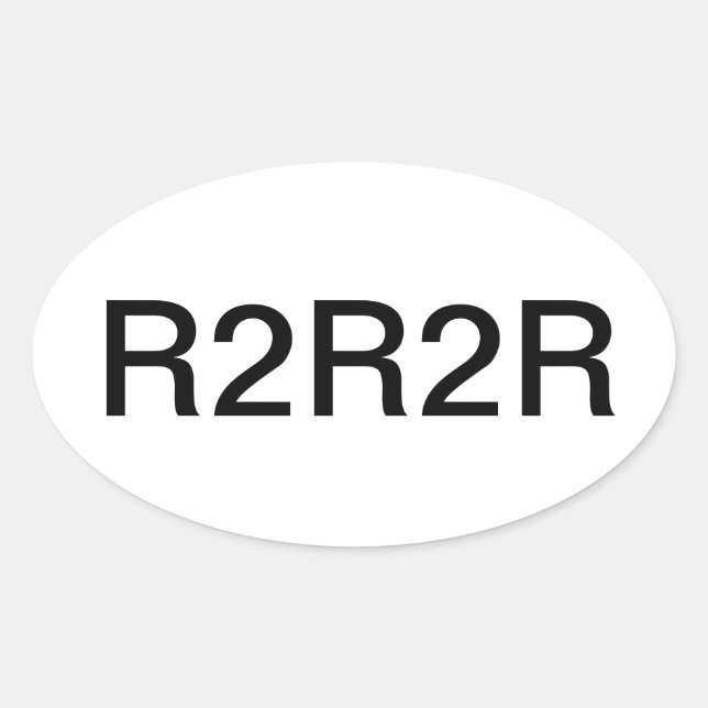 Autocollant de R2R2R (Devant)