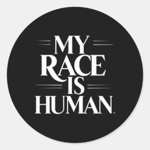 Autocollant de race humaine1