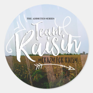 Autocollant de raisin sec d'équipe