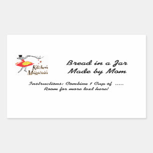 Autocollant de recette personnalisable de cuisine