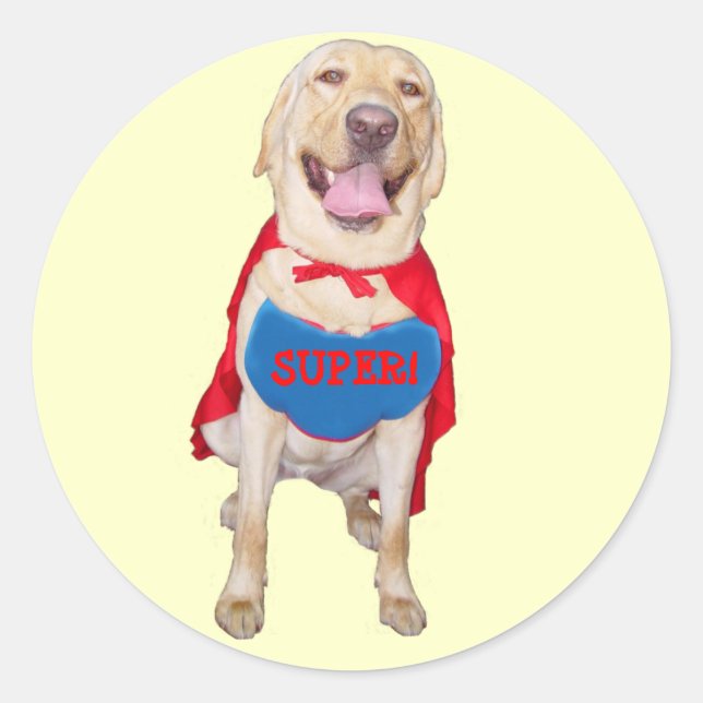 Autocollant de récompense Super Lab (Devant)