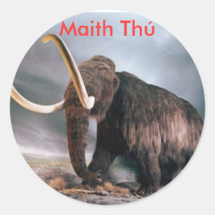 Autocollant de récompense Wooly Mammoth Maith Thú