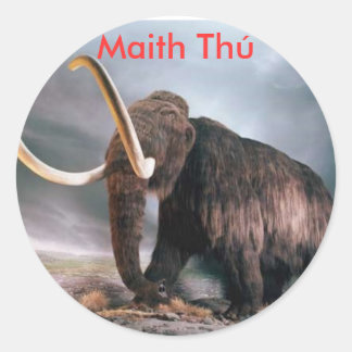Autocollant de récompense Wooly Mammoth Maith Thú