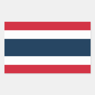 Autocollant de rectangle de drapeau de la