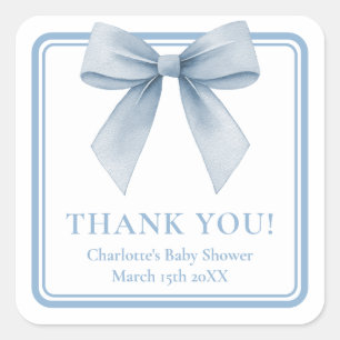 Autocollant de remerciement pour Baby Shower avec