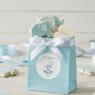 Autocollant de remerciement pour Baby Shower éléph