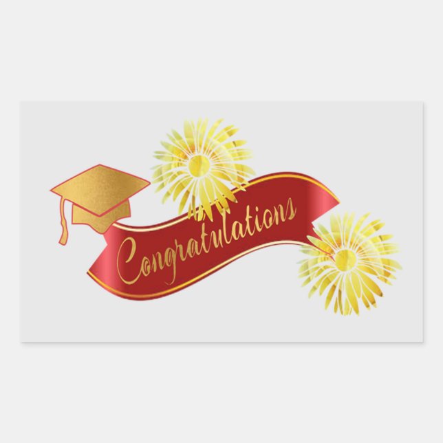 Autocollant de remise des diplômes  (Devant)