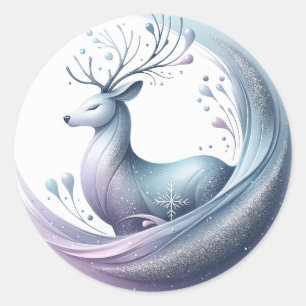 Autocollant de rennes