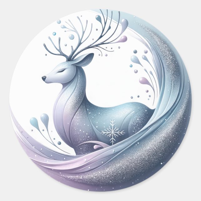 Autocollant de rennes (Devant)