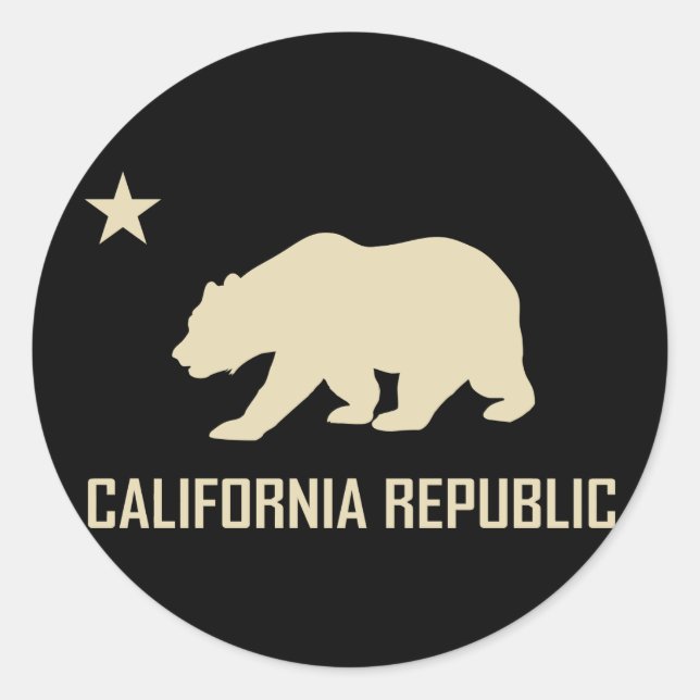 Autocollant de République de la Californie (Devant)