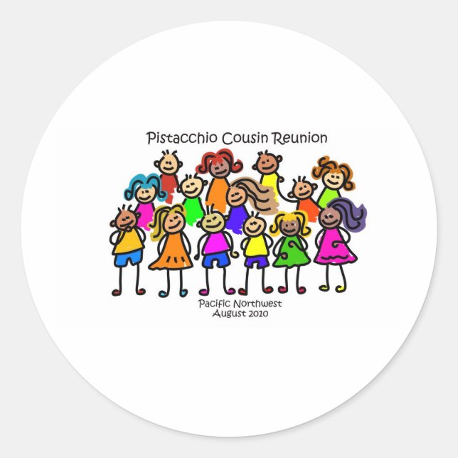 Autocollant de réunion Pistacchio (Devant)