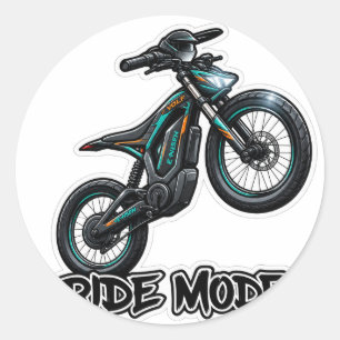 Autocollant de roue arrière de moto tout-terrain –