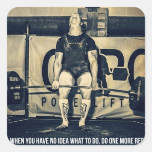 Autocollant de salle de gym Motivational Bodybuild