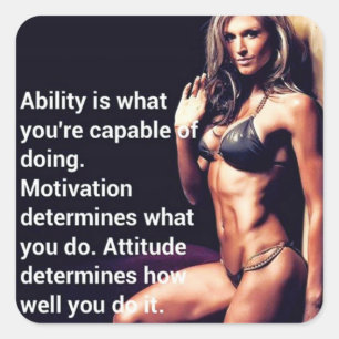 Autocollant de salle de gym Motivational Bodybuild