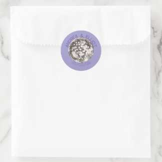 Autocollant de scellement d'enveloppe de mariage d