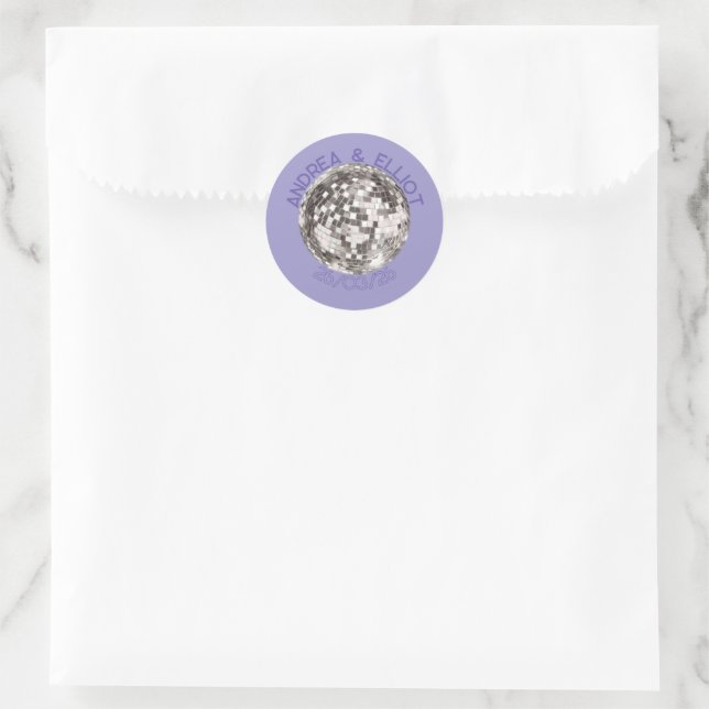 Autocollant de scellement d'enveloppe de mariage d (Sac)