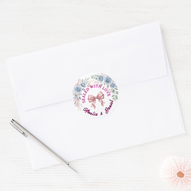 Autocollant de scellement d'enveloppe de mariage f (Enveloppe)