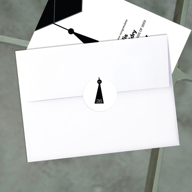 Autocollant de scellement d'enveloppe de remise de (Créateur téléchargé)