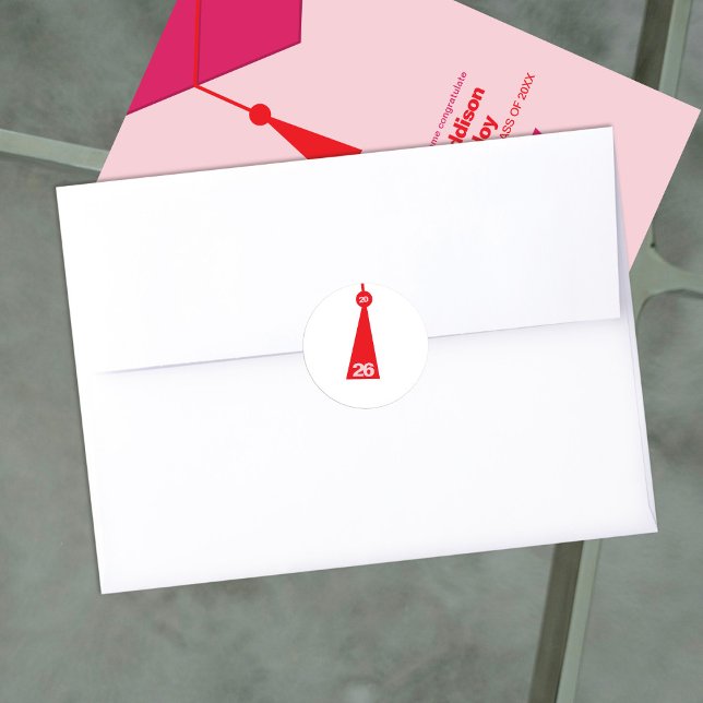 Autocollant de scellement d'enveloppe de remise de (Créateur téléchargé)