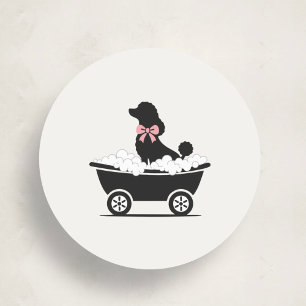 Autocollant de scellement moderne pour toiletteur 
