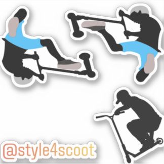 Autocollant de scooter Freestyle pack 1