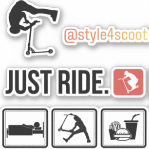 Autocollant de scooter Freestyle pack 2