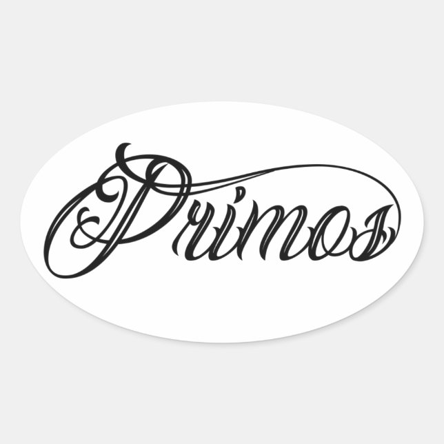 Autocollant de script de tatouage Primos (Devant)