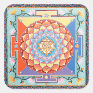 Autocollant de Shri Yantra