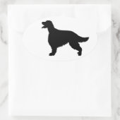 Autocollant de silhouette de chien de poseur (Sac)