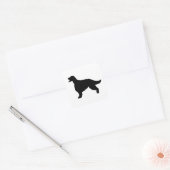 Autocollant de silhouette de noir de chien de (Enveloppe)