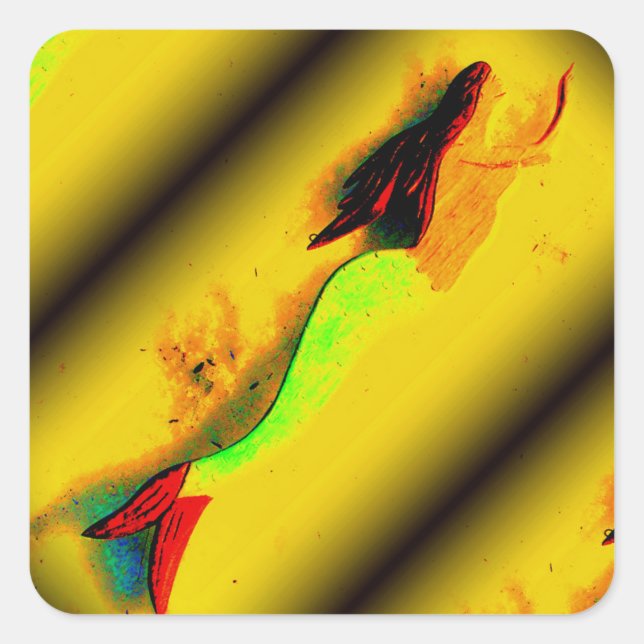 autocollant de sirène ascendante (Devant)