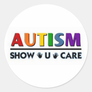 Autocollant de soin de l'exposition u d'autisme